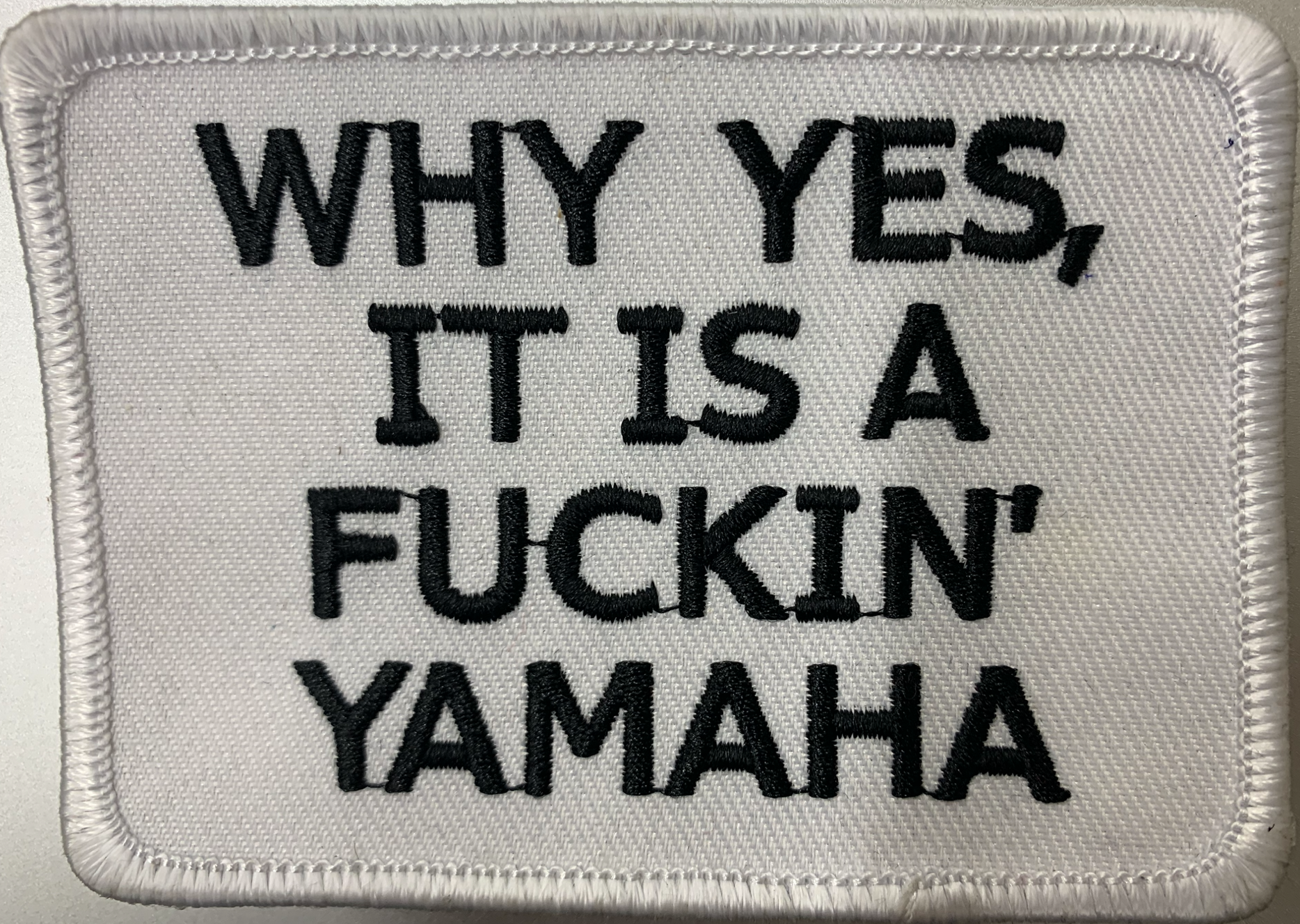 Why Yes It is a Fuckin Yamaha Patch